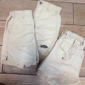 Boys Aftco Khaki shorts BUNDLE
